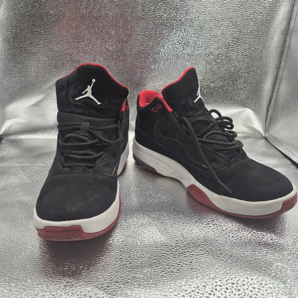 Jordan Max Aura 2 Black Red White Basketball Shoes CK6636-016 Mens 8